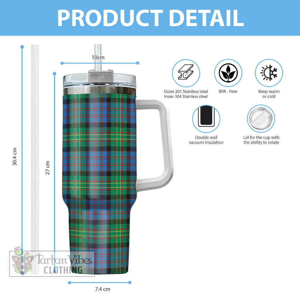 Tartan Vibes Clothing Bowie Ancient Tartan Tumbler with Handle