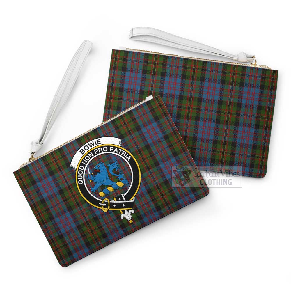 Tartan Vibes Clothing Bowie Family Crest Tartan Clutch Bag