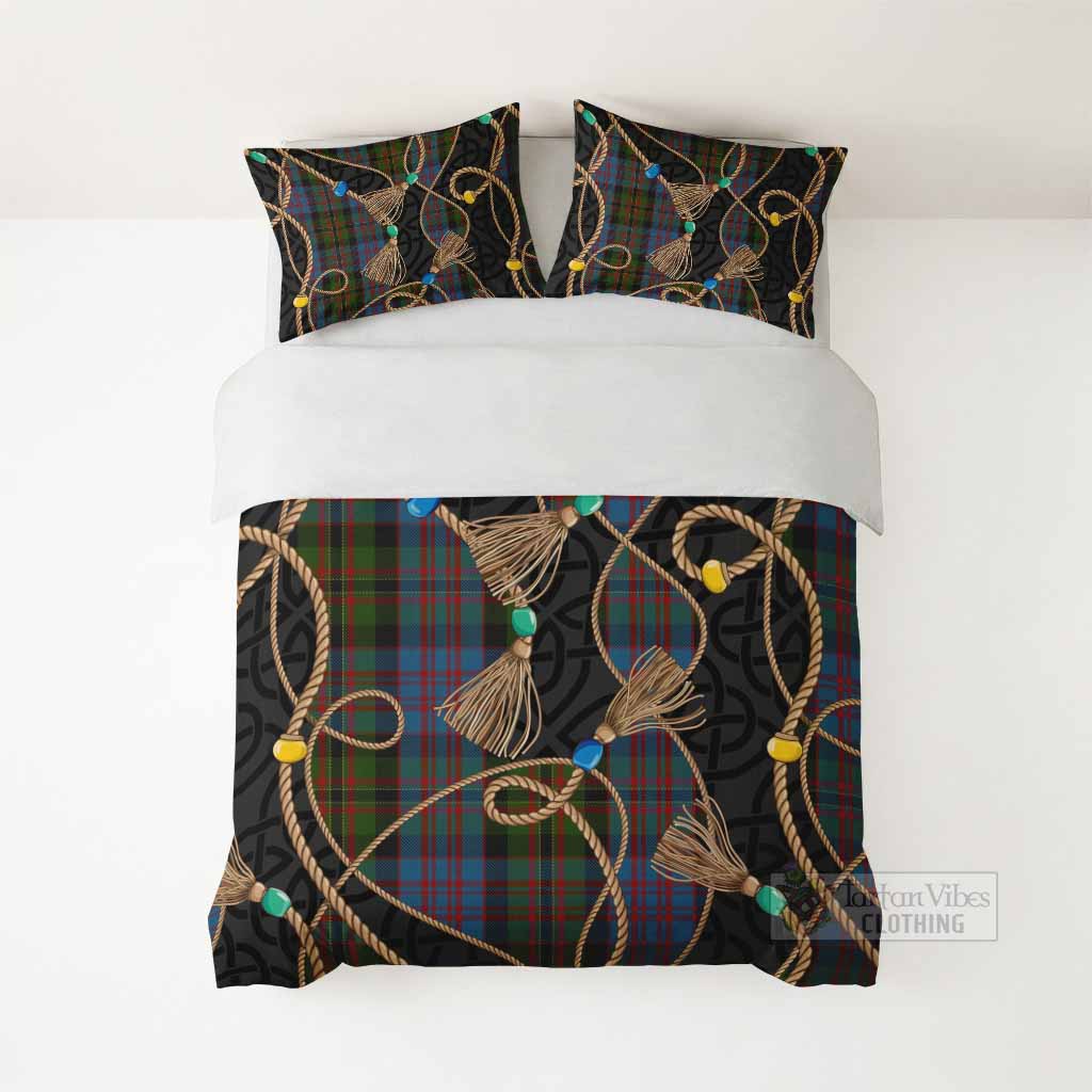 Bowie Scottish Tartan Twisted Ropes Stylized Bedding Set - Tartan Vibes Clothing