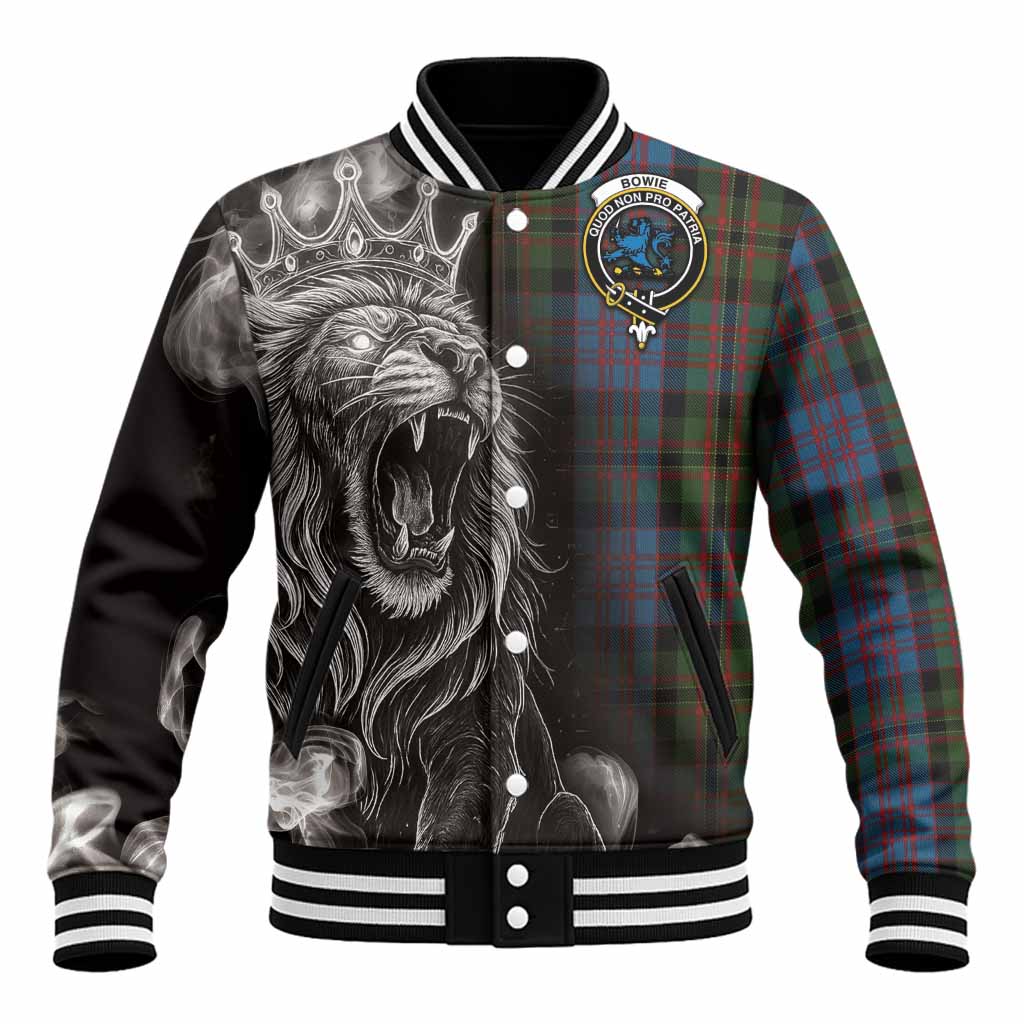 Bowie Tartan Baseball Jacket Roaring Lion Heritage