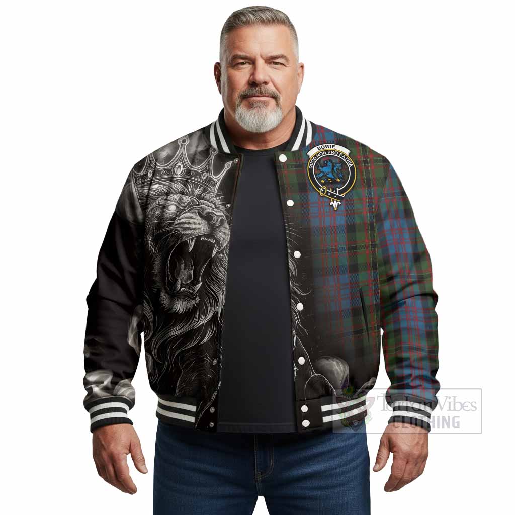 Bowie Tartan Baseball Jacket Roaring Lion Heritage