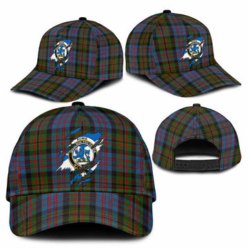 Bowie Tartan Classic Cap with Family Crest In Me Style