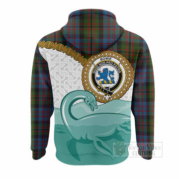 Bowie Tartan Crest Scottish Loch Ness Monster Hoodie Happy Ness Scotland Celtic Knot