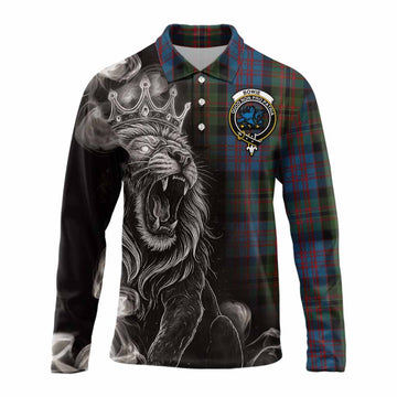 Bowie Tartan Long Sleeve Polo Shirt Roaring Lion Heritage