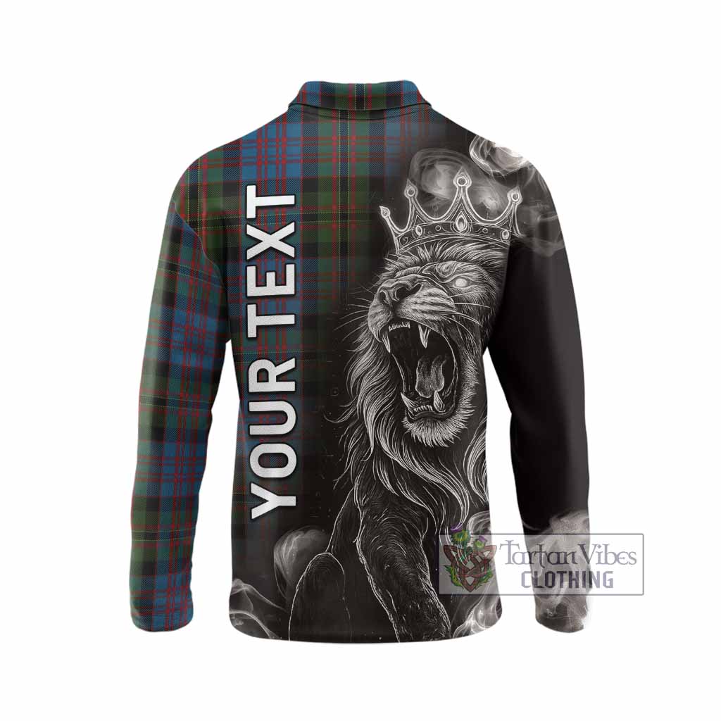 Bowie Tartan Long Sleeve Polo Shirt Roaring Lion Heritage