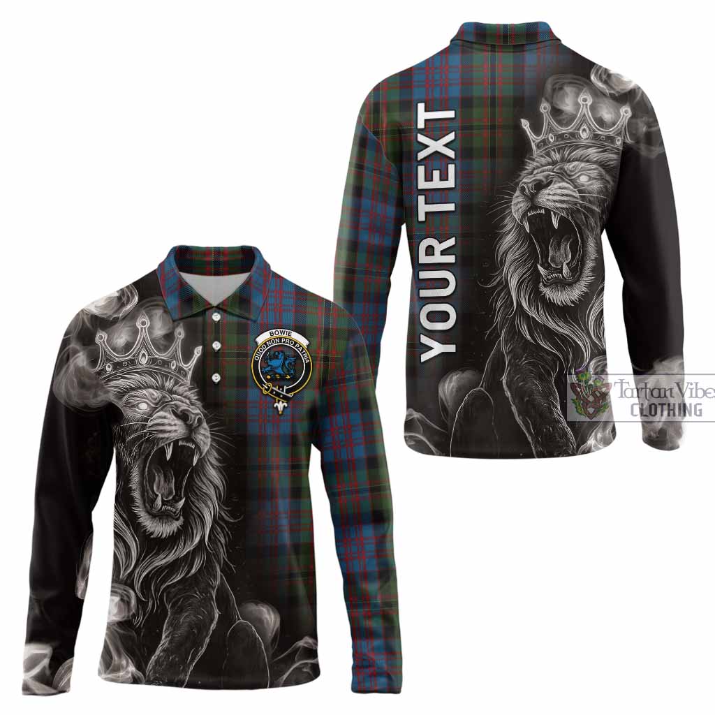 Bowie Tartan Long Sleeve Polo Shirt Roaring Lion Heritage