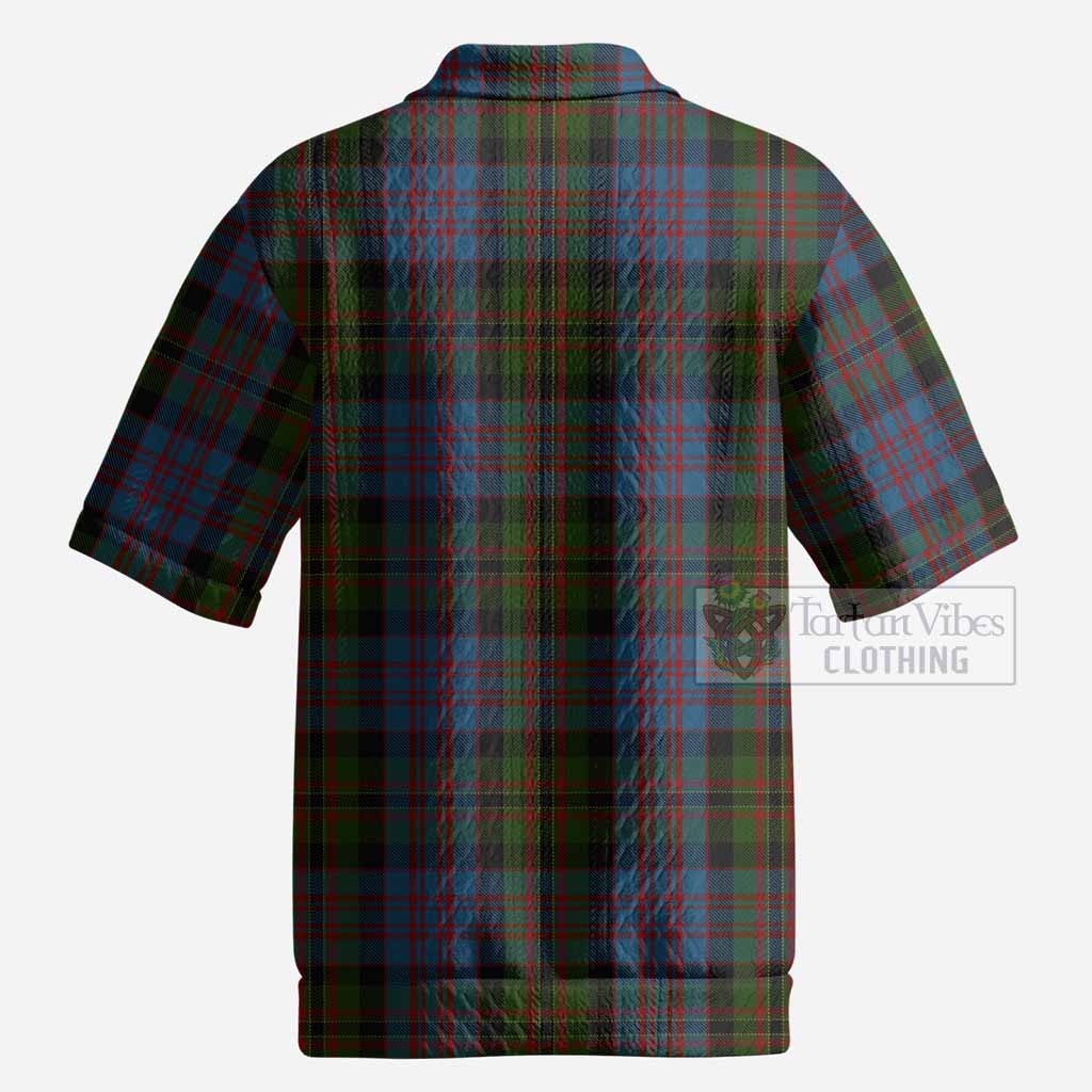 Bowie Tartan Men’s Polo Sweater Top
