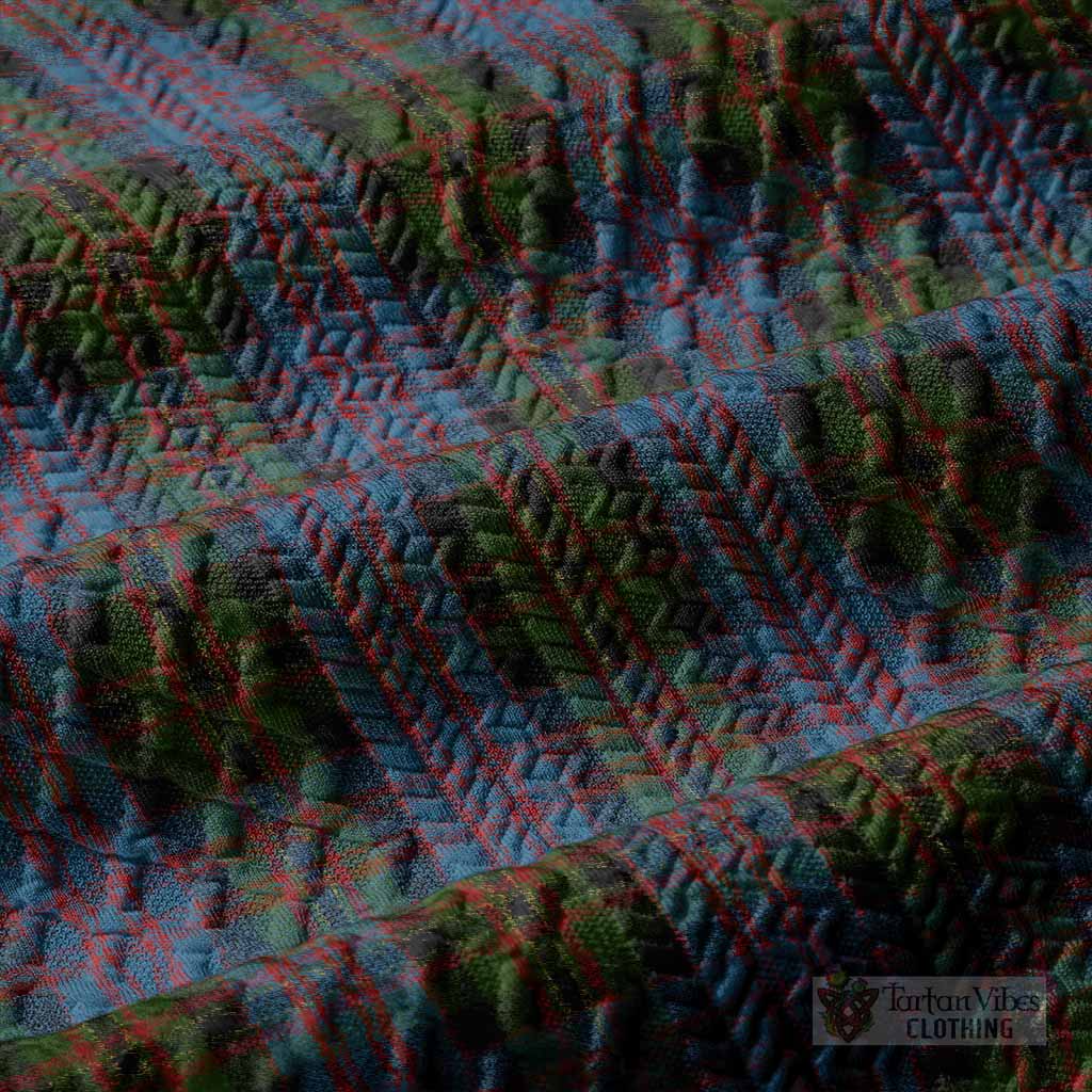 Bowie Tartan Men’s Polo Sweater Top with Family Crest