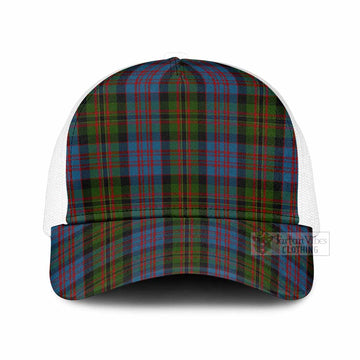 Bowie Tartan Mesh Trucker Cap One Size (Adjustable) White - Tartan Vibes Clothing