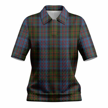 Bowie Tartan Women’s Polo Sweater Top