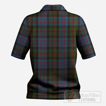 Bowie Tartan Women’s Polo Sweater Top