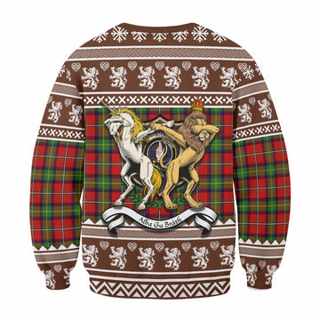 Boyd Clan Tartan Crest Christmas Sweatshirt Coat of Arms Funny Style