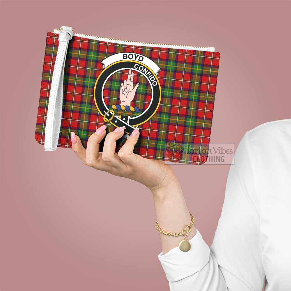 Tartan Vibes Clothing Boyd Family Crest Tartan Clutch Bag