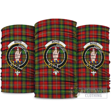 Boyle Tartan Neck Gaiters, Tartan Bandanas, Tartan Head Band with Family Crest package One Size - Tartan Vibes Clothing
