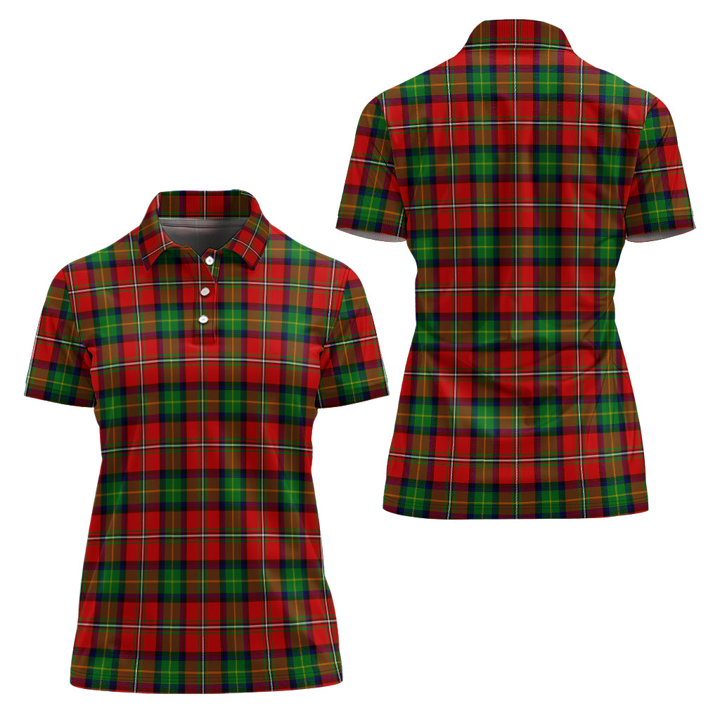 Boyd Modern Tartan Polo Shirt For Women Women - Tartanvibesclothing