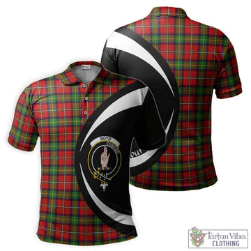 Boyd Tartan Men's Polo Shirt with Family Crest Circle Style Kid - Tartan Vibes Clothing