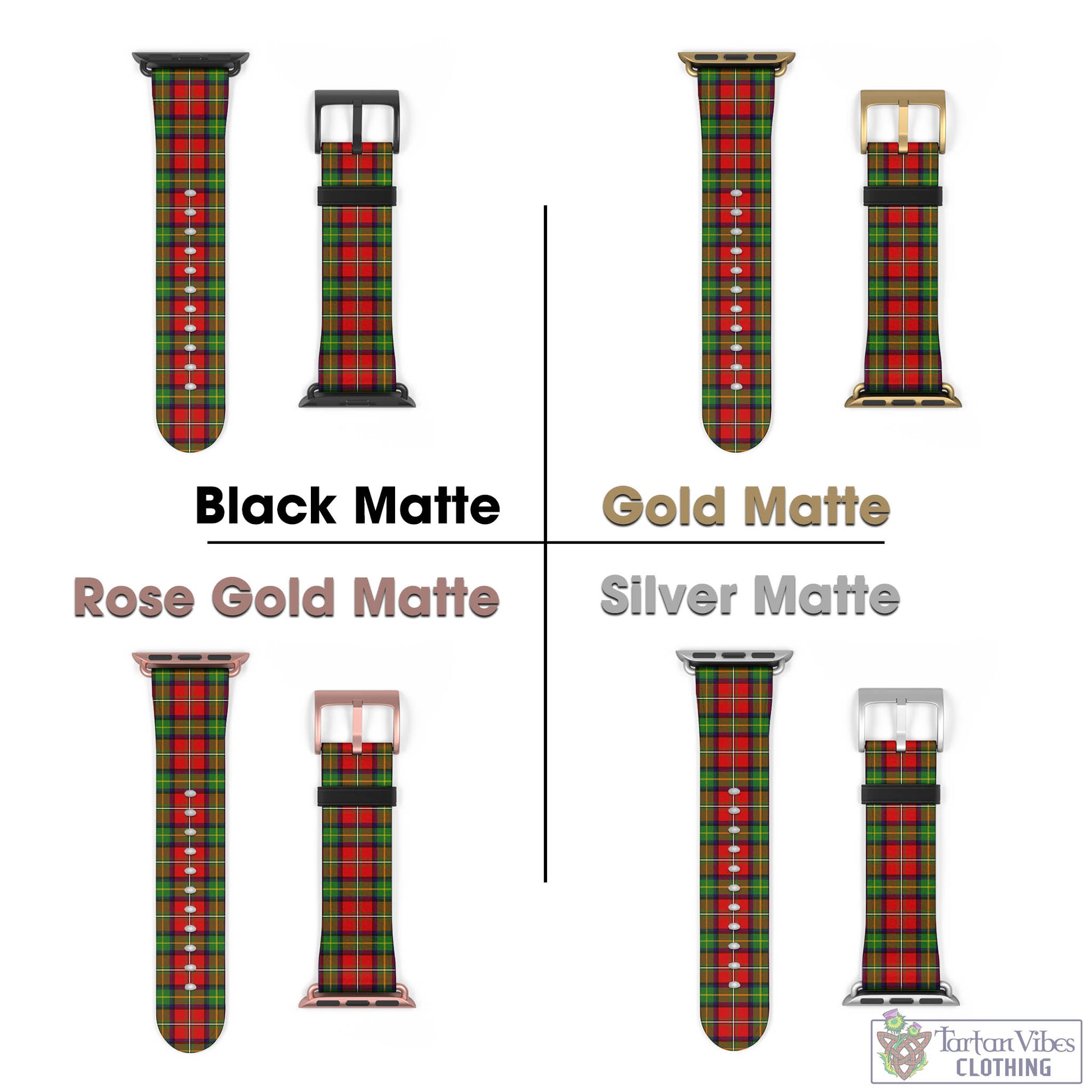 Boyd Tartan Watch Band 42 - 45 mm - Tartan Vibes Clothing