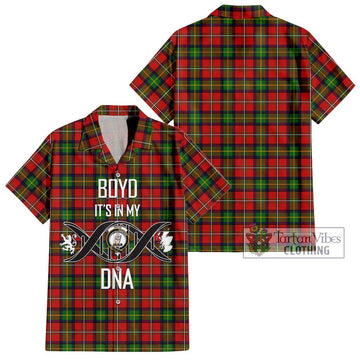 Boyd Tartan Hawaiian Shirt with Family Crest DNA In Me Style