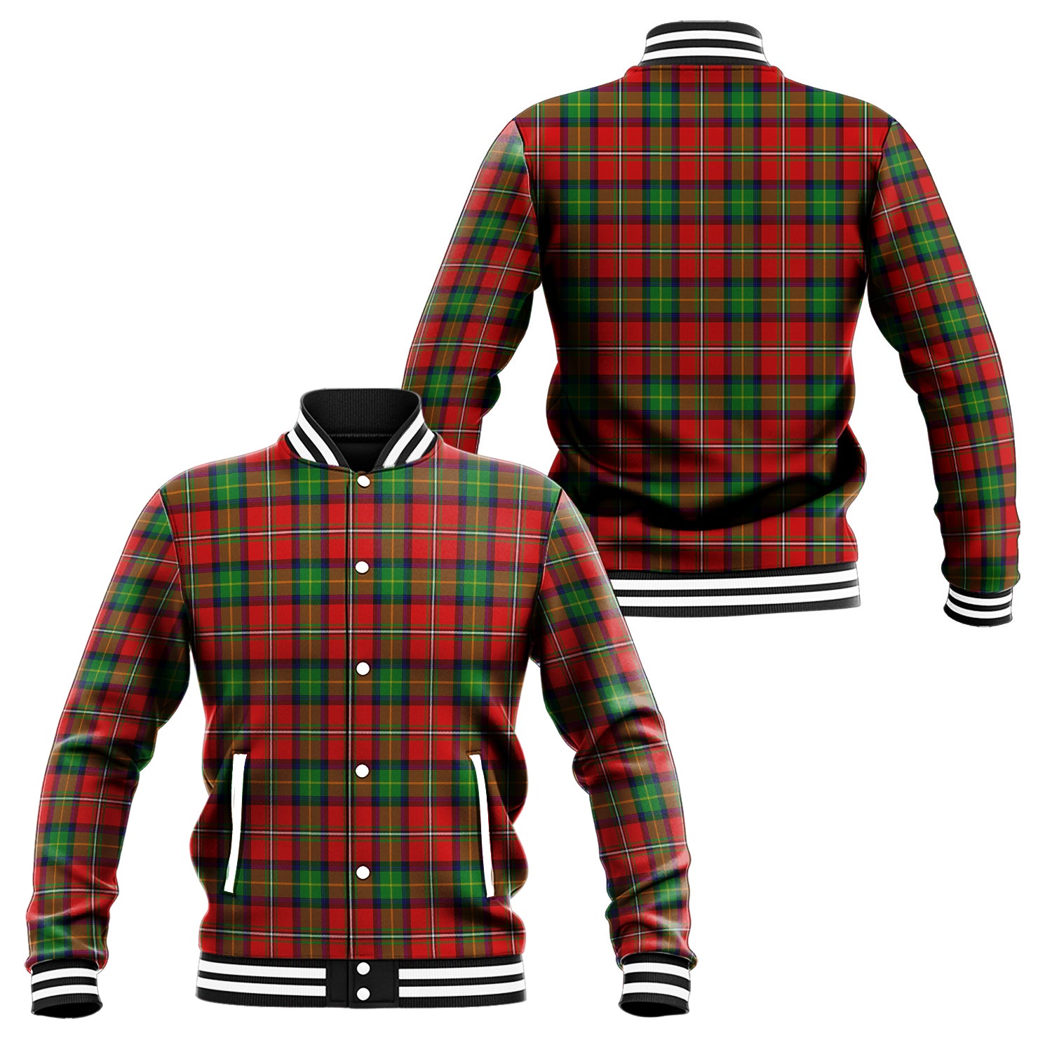 Boyd Tartan Baseball Jacket Unisex - Tartan Vibes Clothing