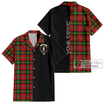 Boyd Tartan Hawaiian Shirt with Family Crest and Half Of Me Style