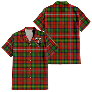 Boyd Tartan Hawaiian Shirt with Family Crest