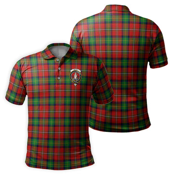 Boyd Modern Tartan Men's Polo Shirt with Family Crest