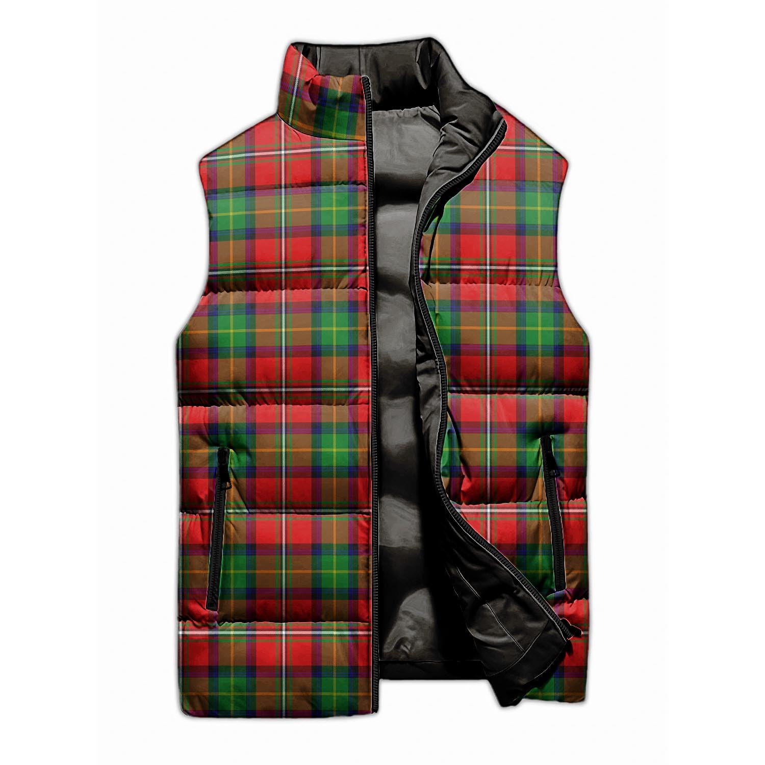 Boyd Modern Tartan Sleeveless Puffer Jacket - Tartanvibesclothing