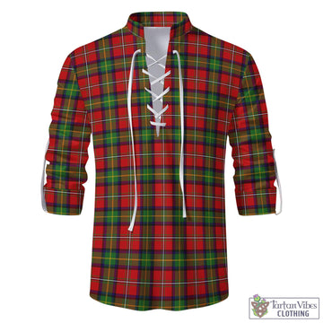 Boyd Modern Tartan Men's Scottish Traditional Jacobite Ghillie Kilt Shirt