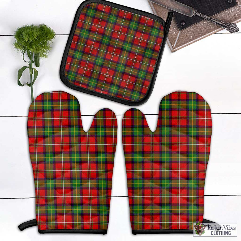 Boyd Tartan Combo Oven Mitt & Pot-Holder Combo 1 Oven Mitt & 1 Pot-Holder Black - Tartan Vibes Clothing