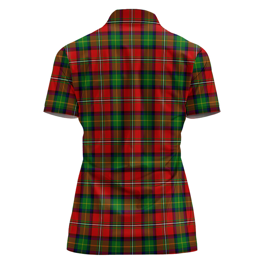 Boyd Modern Tartan Polo Shirt For Women - Tartanvibesclothing