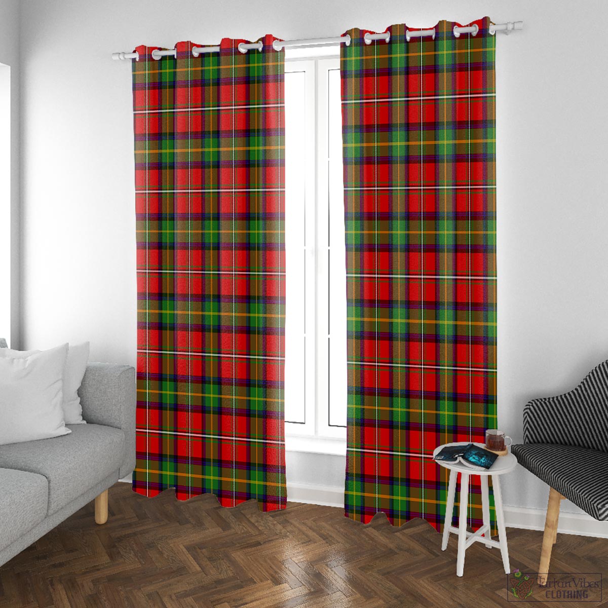 Boyd Modern Tartan Window Curtain