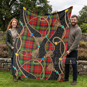 Boyd Scottish Tartan Twisted Ropes Stylized Blanket - Tartan Vibes Clothing