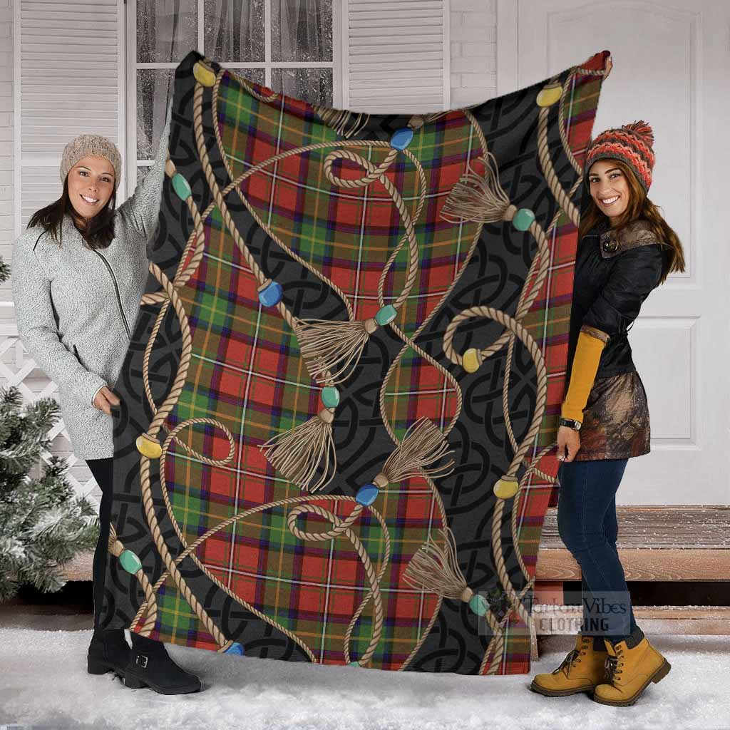 Boyd Scottish Tartan Twisted Ropes Stylized Blanket - Tartan Vibes Clothing