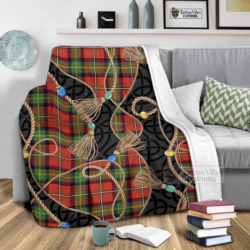 Boyd Scottish Tartan Twisted Ropes Stylized Blanket - Tartan Vibes Clothing