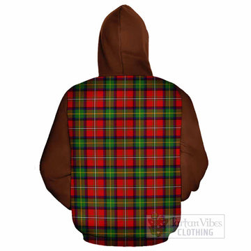 Boyd Tartan Accent Cotton Hoodie with Family Crest