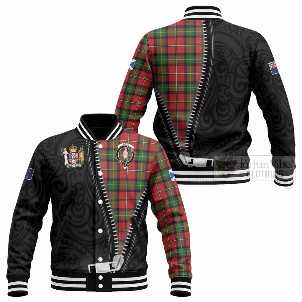 Boyd Tartan Baseball Jacket New Zealand Pattern Unique Zipper Stylized