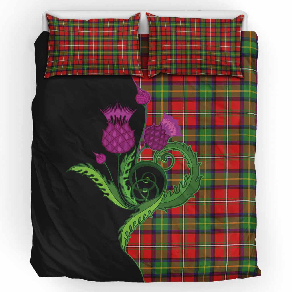 Boyd Tartan Bedding Set Traditional Scottish Thistle UK Bedding Set UK King 91*87 inch - Tartan Vibes Clothing