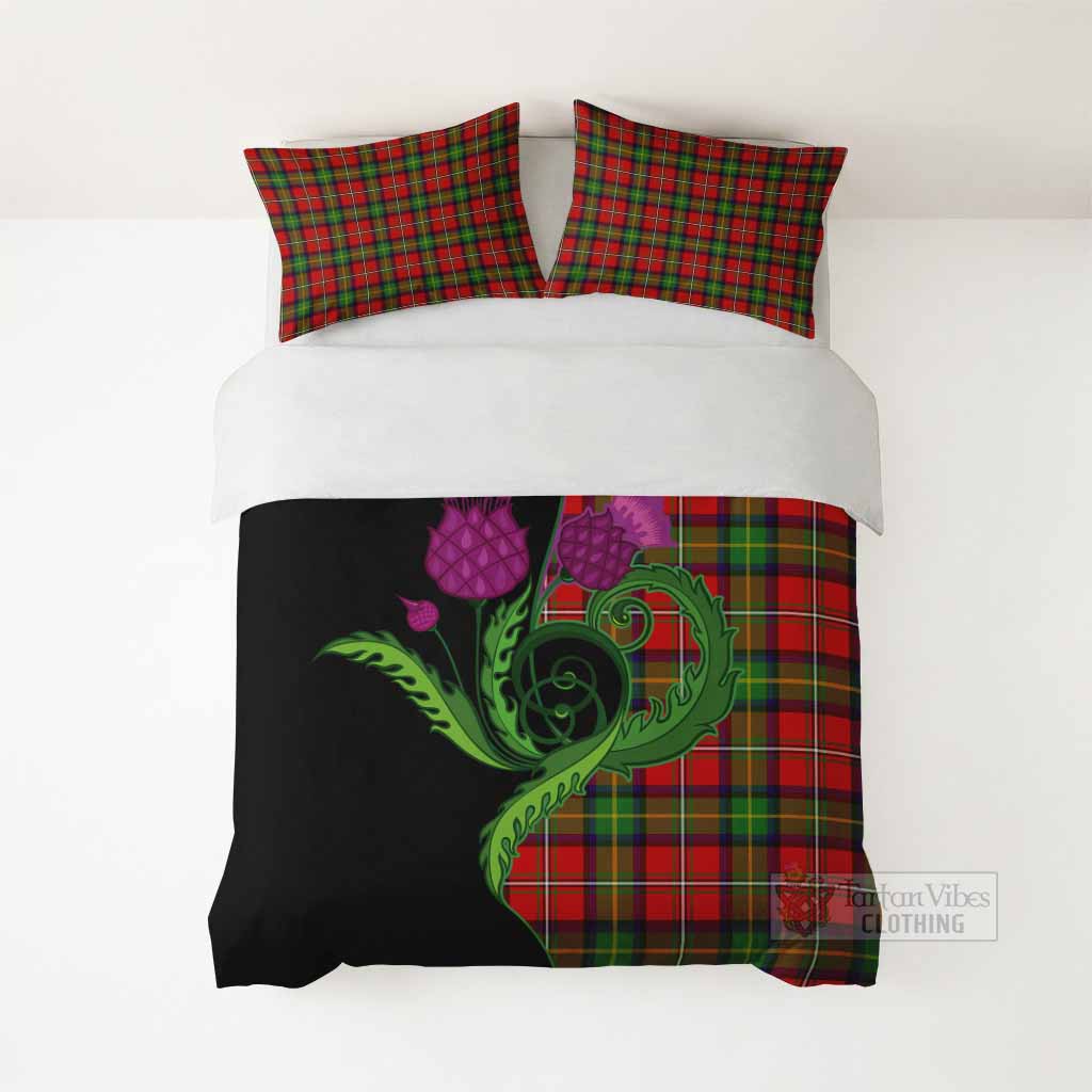 Boyd Tartan Bedding Set Traditional Scottish Thistle - Tartan Vibes Clothing