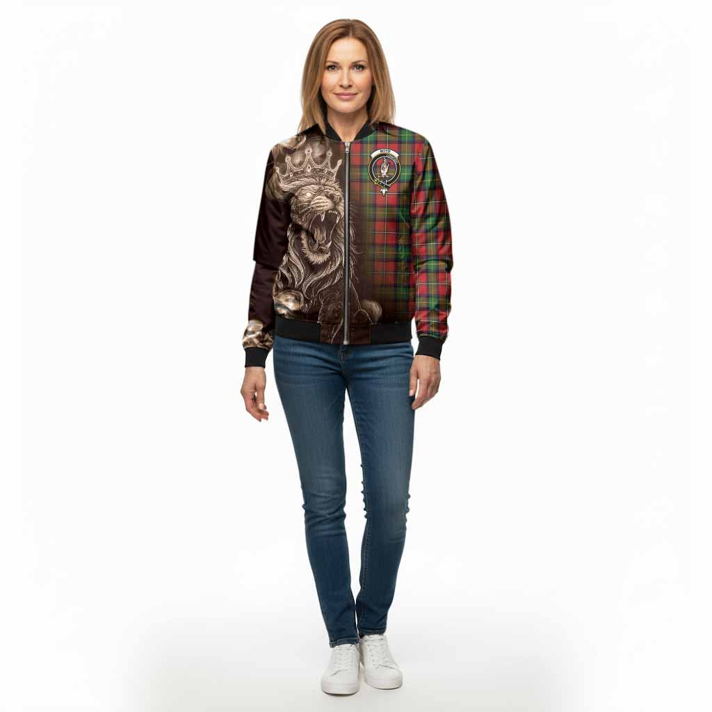 Boyd Tartan Bomber Jacket Roaring Lion Heritage