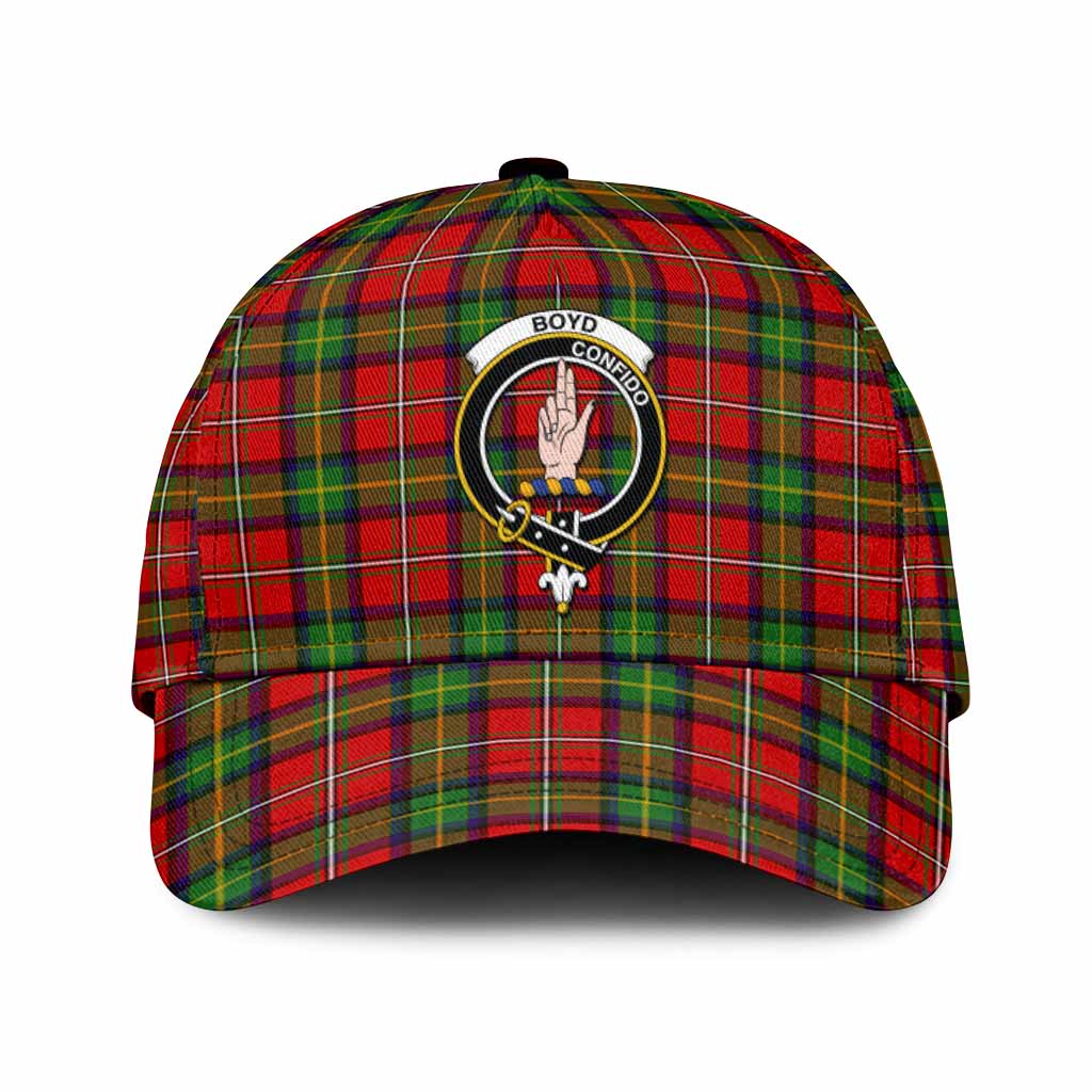 Boyd Tartan Classic Cap with Family Crest
