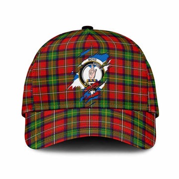 Boyd Tartan Classic Cap with Family Crest In Me Style