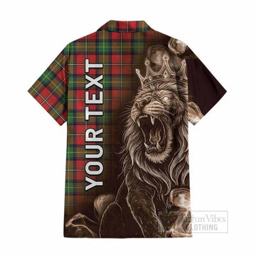 Boyd Tartan Cotton Hawaiian Shirt Roaring Lion Heritage