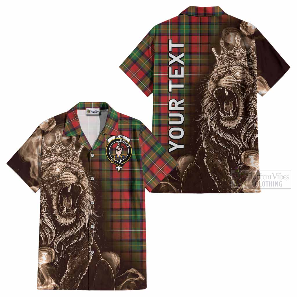 Boyd Tartan Cotton Hawaiian Shirt Roaring Lion Heritage