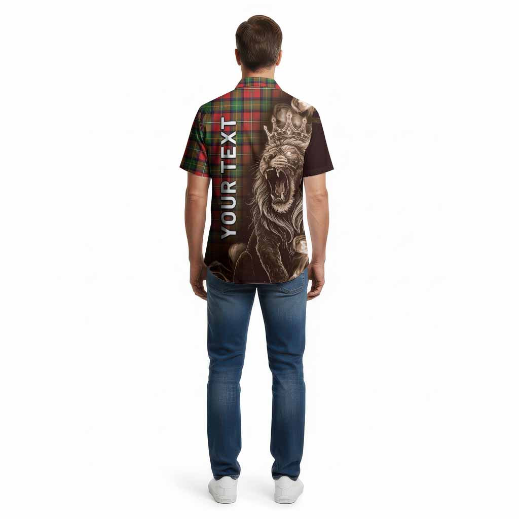 Boyd Tartan Cotton Hawaiian Shirt Roaring Lion Heritage