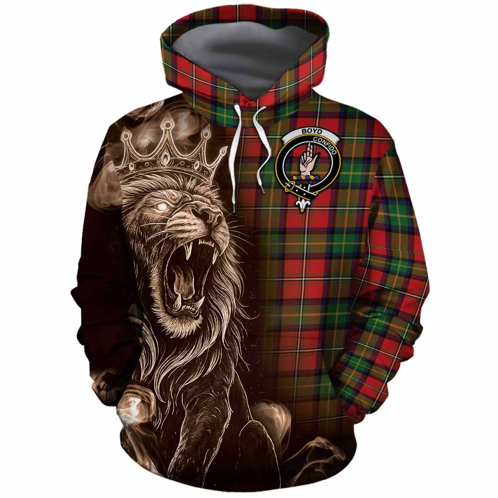 Boyd Tartan Cotton Hoodie Roaring Lion Heritage