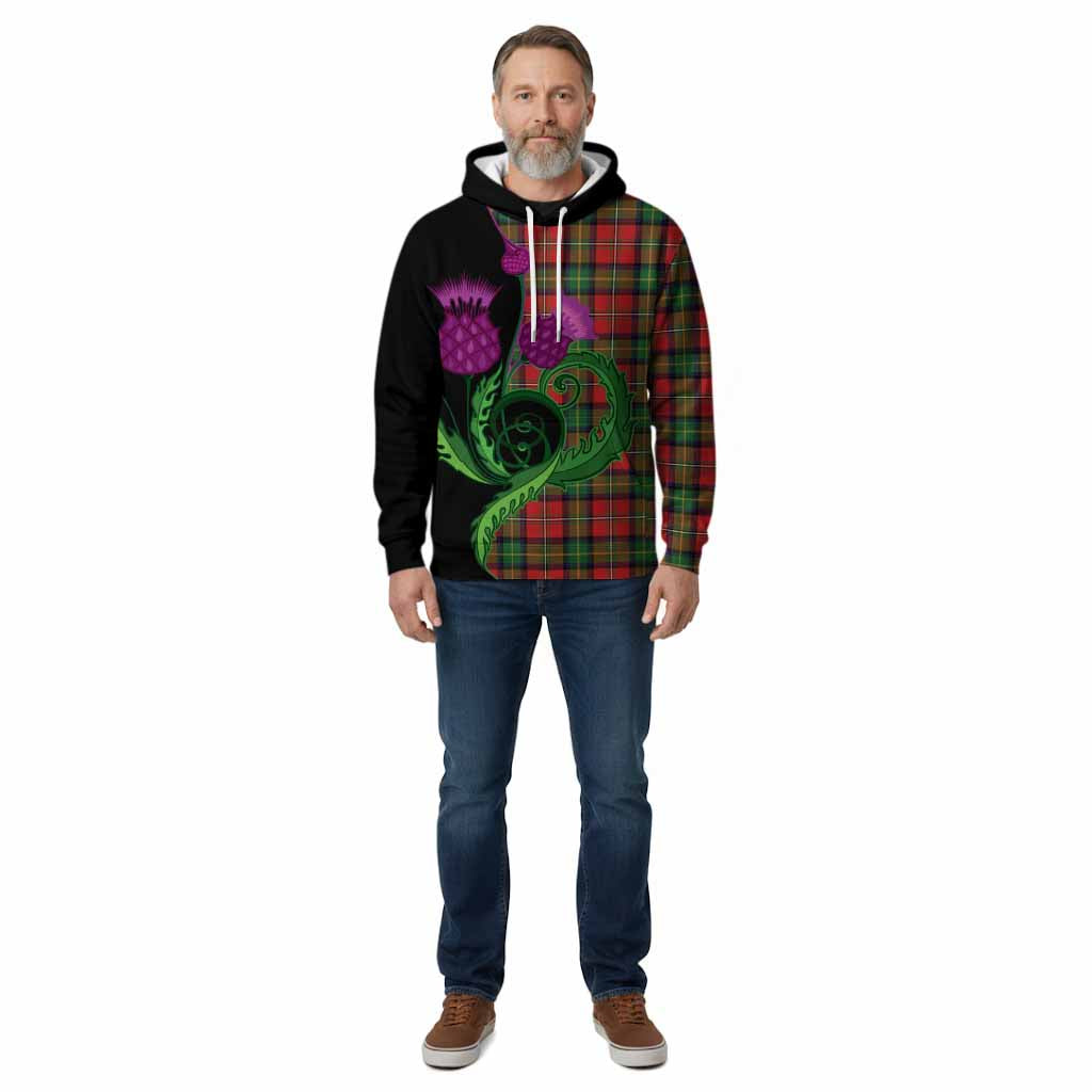 Boyd Tartan Cotton Hoodie Traditional Scottish Thistle