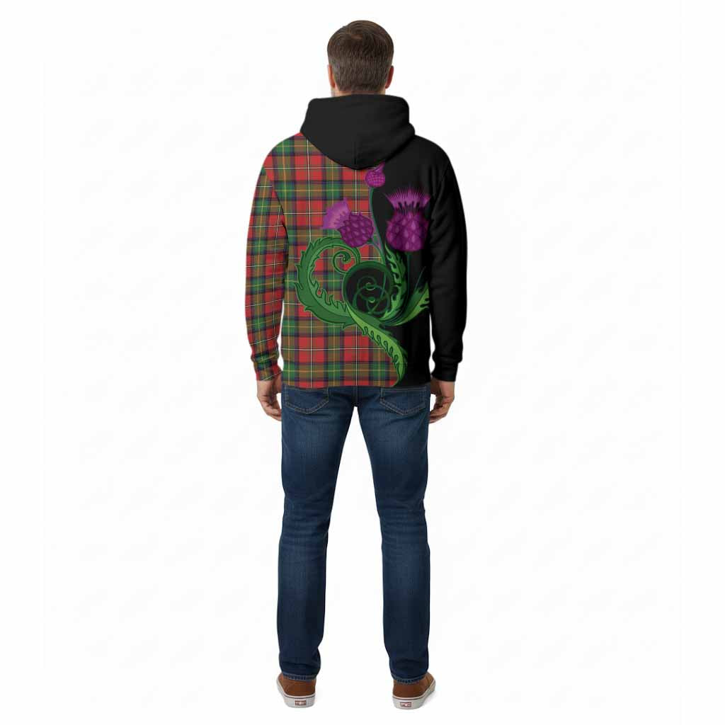 Boyd Tartan Cotton Hoodie Traditional Scottish Thistle