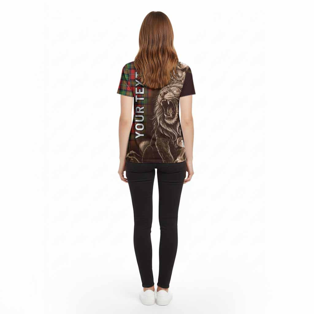 Boyd Tartan Cotton T-shirt Roaring Lion Heritage