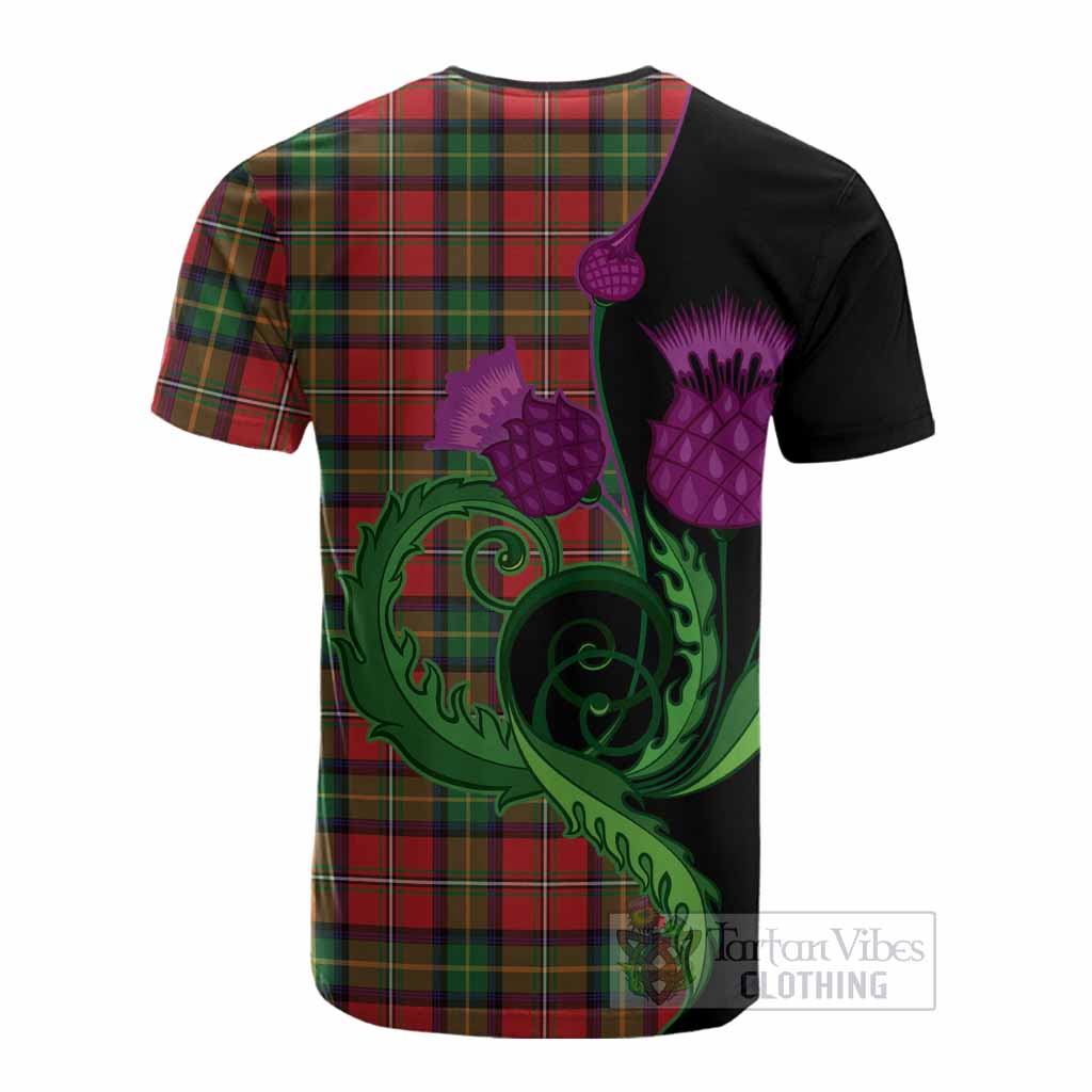 Boyd Tartan Cotton T-shirt Traditional Scottish Thistle