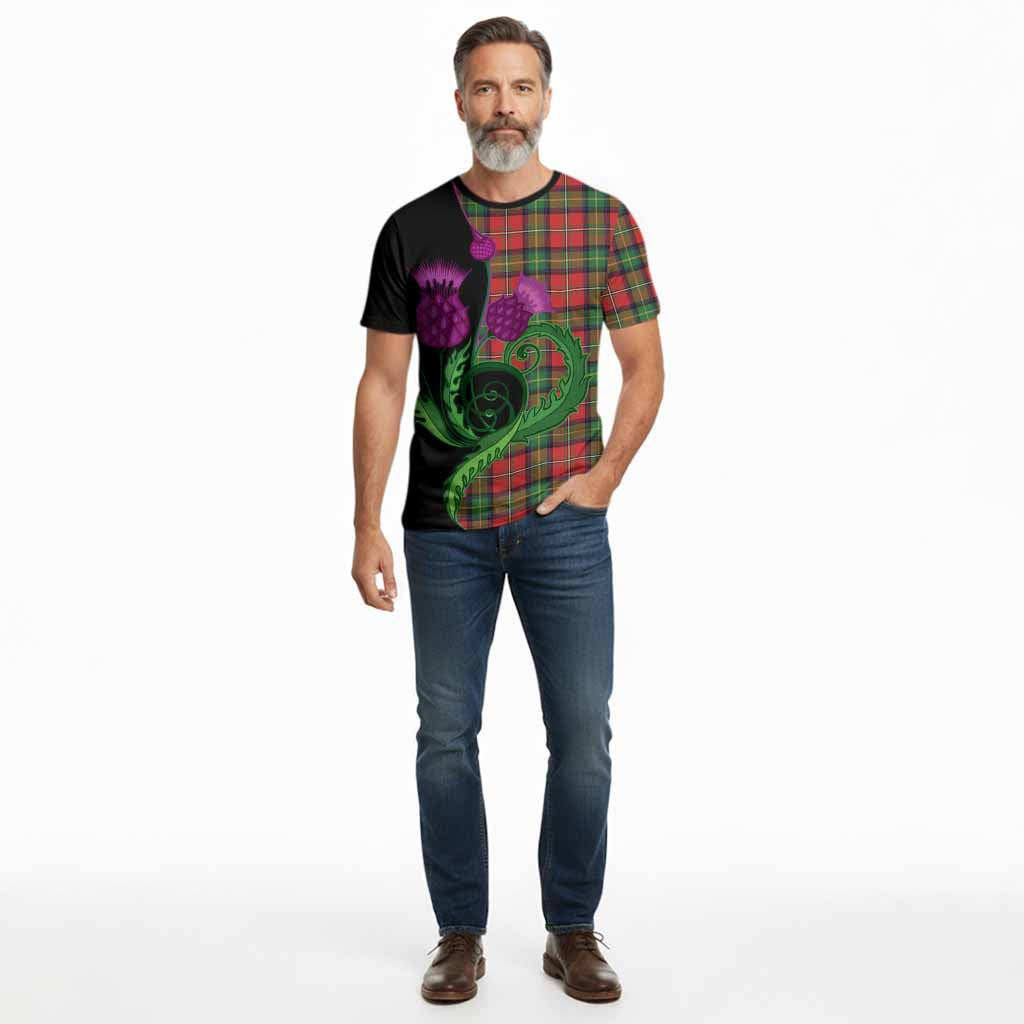 Boyd Tartan Cotton T-shirt Traditional Scottish Thistle